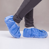 Disposable Non-woven PP+PVC Non-skid Shoe Cover
