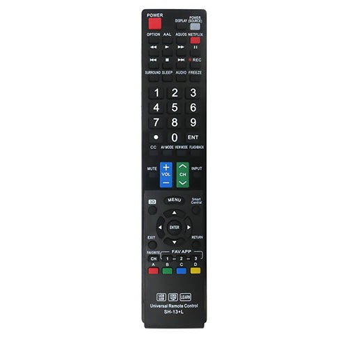 Smart IR/RF Universal Remote Control for Sharp CRT and LCD TVs CZXY06