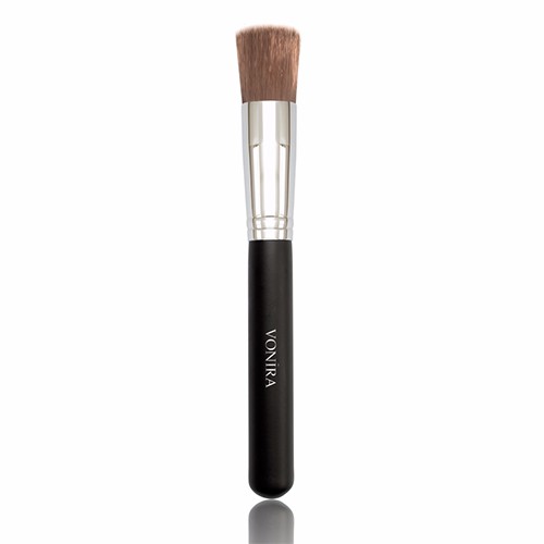 Professional Flawless Flat -Top Foundation Makeup Brush with Straight Firm Synthetic Hair CSXM13