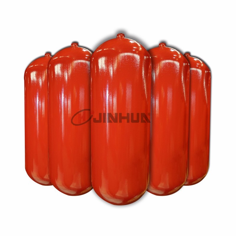 ECE R110 Standard CNG Steel Cylinder for Vehicles 406-100L in Red HYJH10